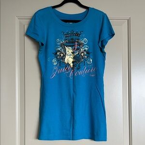 Juicy Couture Teal Graphic Tee